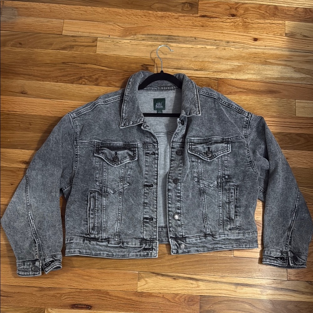 Vintage Black Denim Jacket